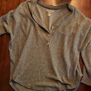 Green American Eagle thermal top